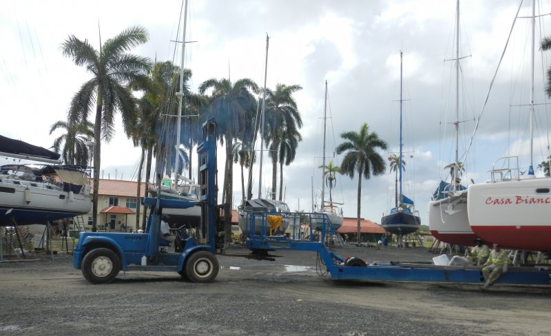 Panama Werft Marina Einkauf 2014